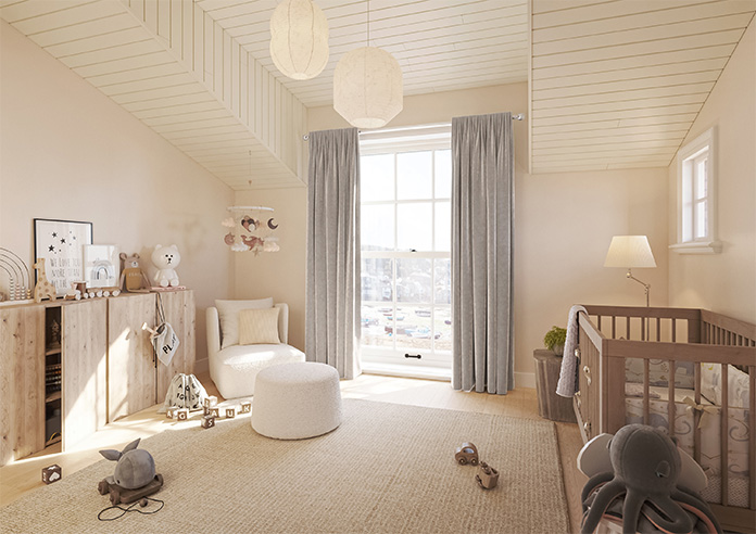 Darwin, Oyster - Made to Measure Curtains - Image 8